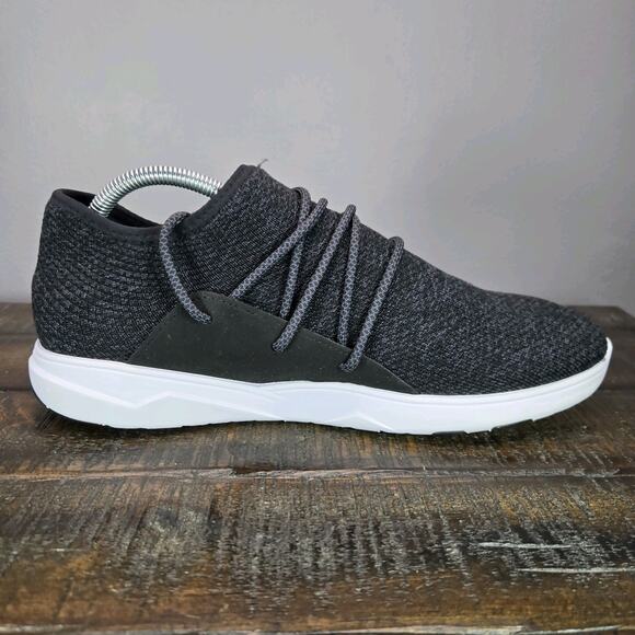 Vessi Cityscape Mens Size 10 Lace Up Waterproof Shoes Sneakers Black White - Picture 8 of 13